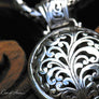 Handcrafted Bali Sterling Silver Cut-out Pendant - OutOfAsia